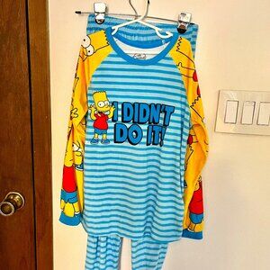 The Simpsons pajamas set long-sleeved size 10/12